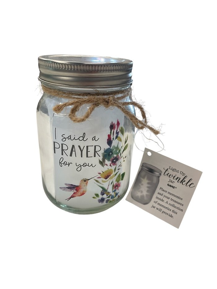 Prayer Light Up Twinkle Jar