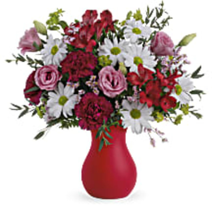 Kissed With Crimson Bouquet