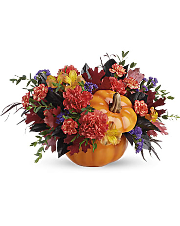 Hauntingly Pretty Pumpkin Bouquet