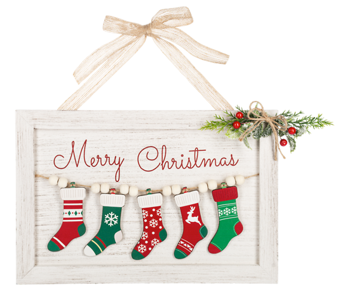 Christmas Stockings Hanging Sign