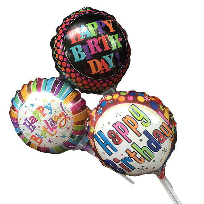Single Mini Picked Birthday Balloon