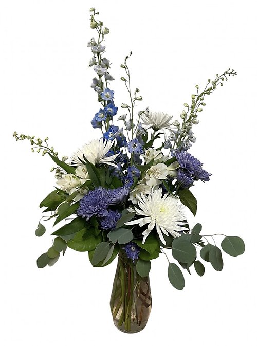 Blue Skies Vased Arrangement