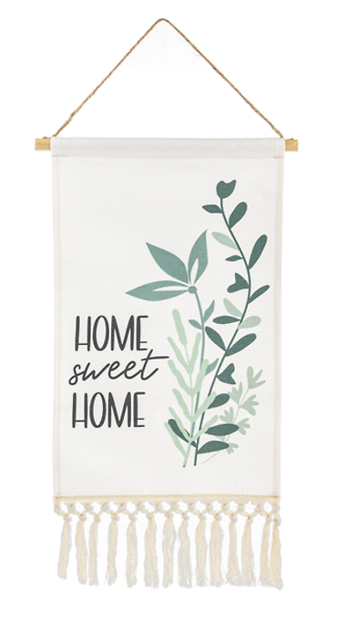 Home Sweet Home Fabric Sign