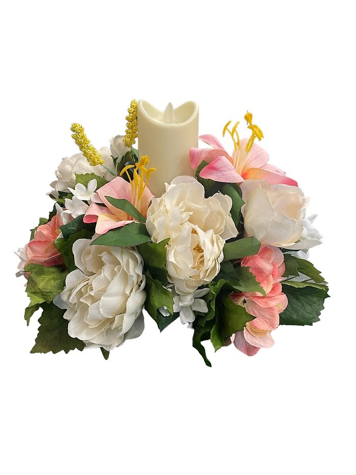 Artificial Arrangement with Led Candle