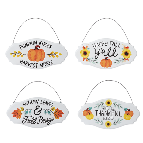 Fun Fall Metal Sign (1)