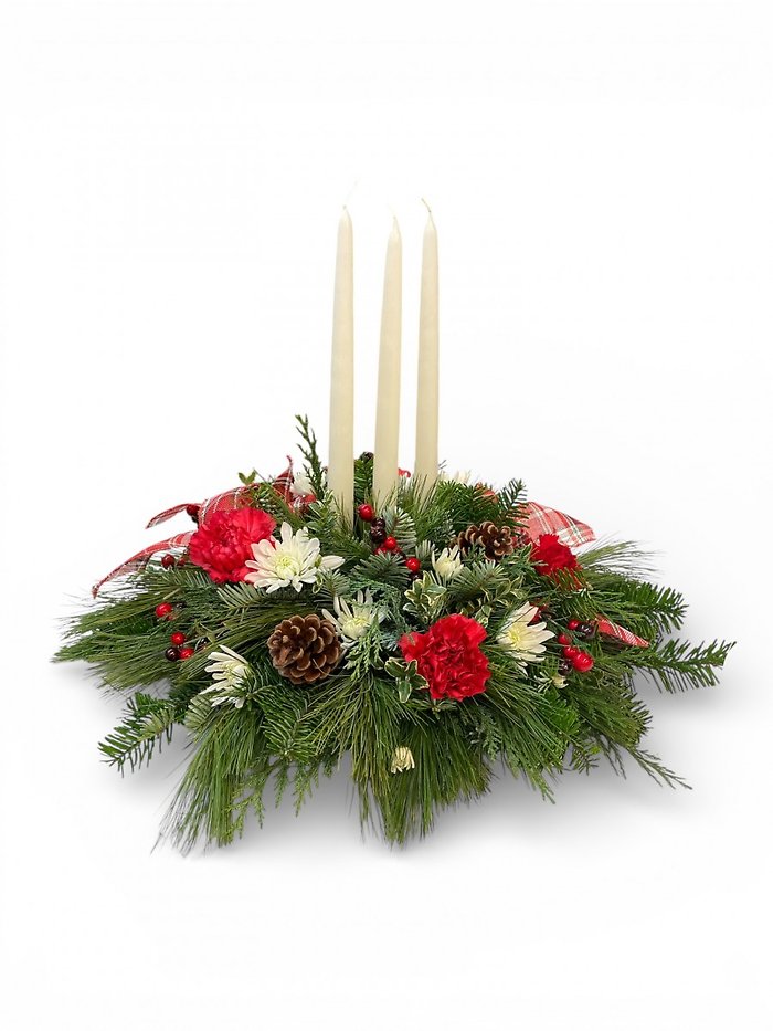 Holiday Candlelight Centerpiece