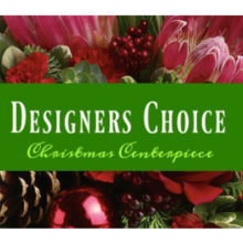 A Christmas Centerpiece- Florist Choice