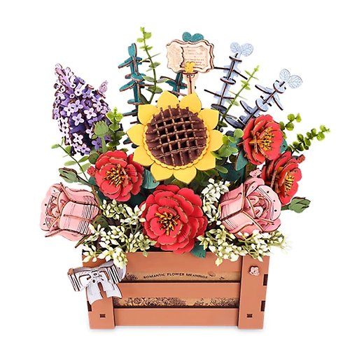 3D Wooden Bloom Box DIY