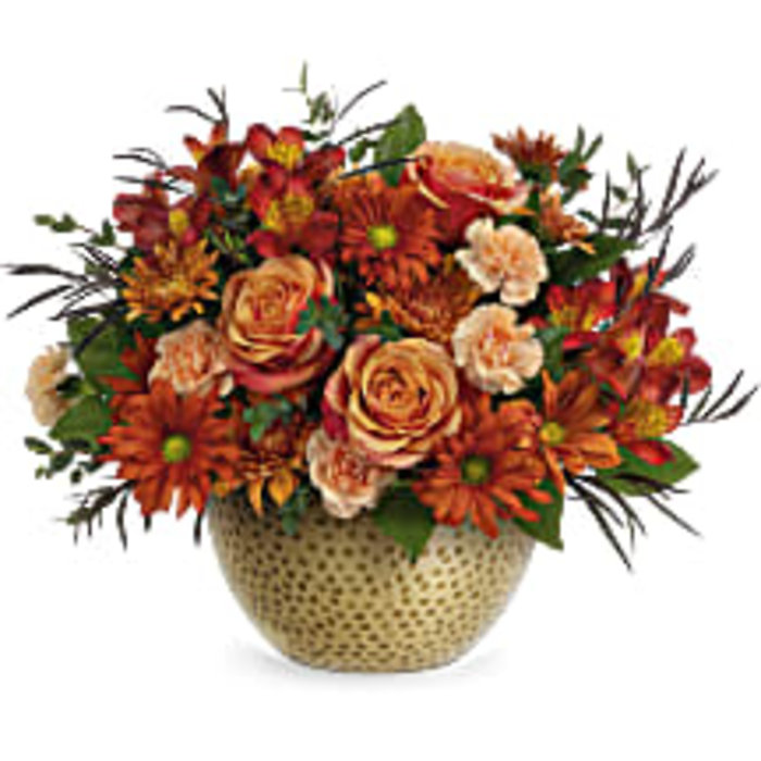 Vintage Gold Centerpiece