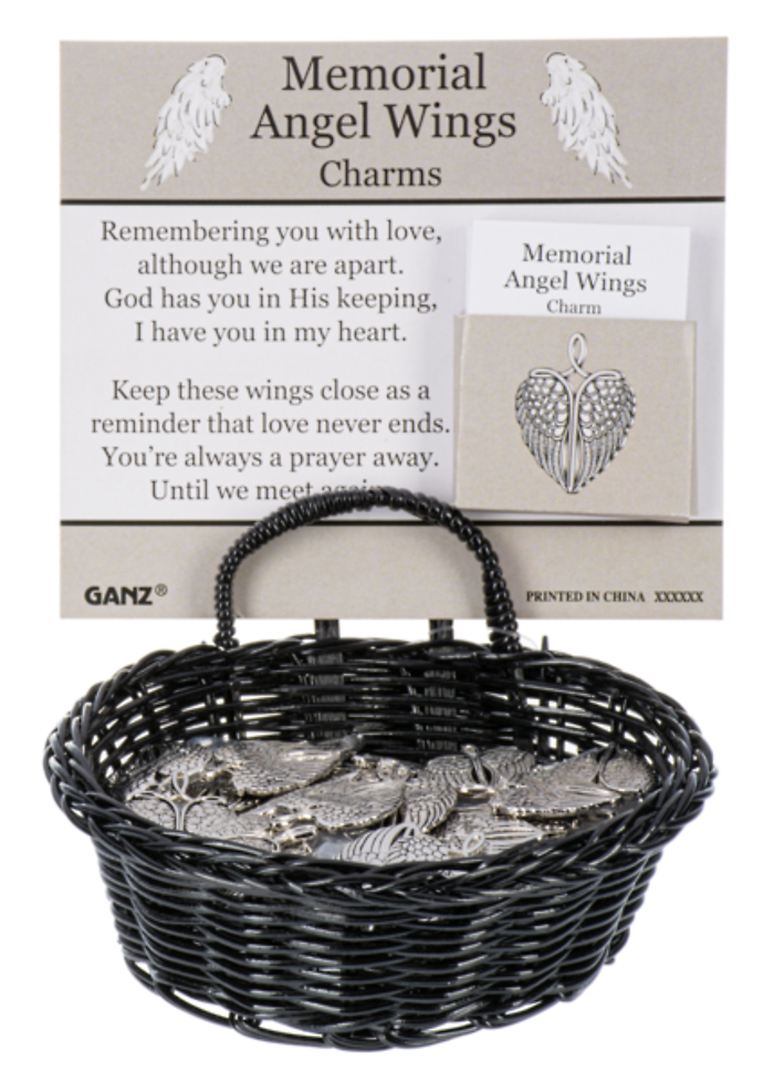 Memorial Wing Charm