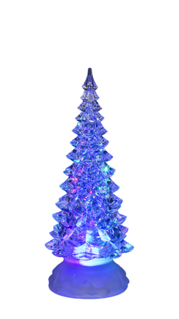 Light Up Swirling Glitter Tree