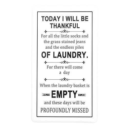 Empty Laundry Metal Sign