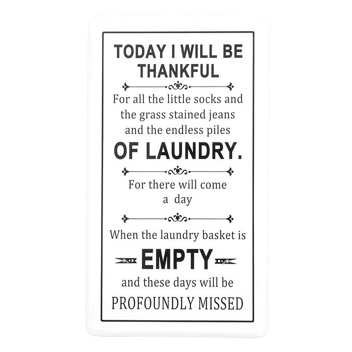 Empty Laundry Metal Sign