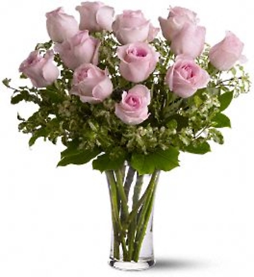 Dozen Pink Roses