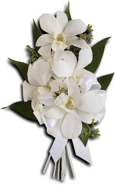 Graceful Orchids Pin On Corsage