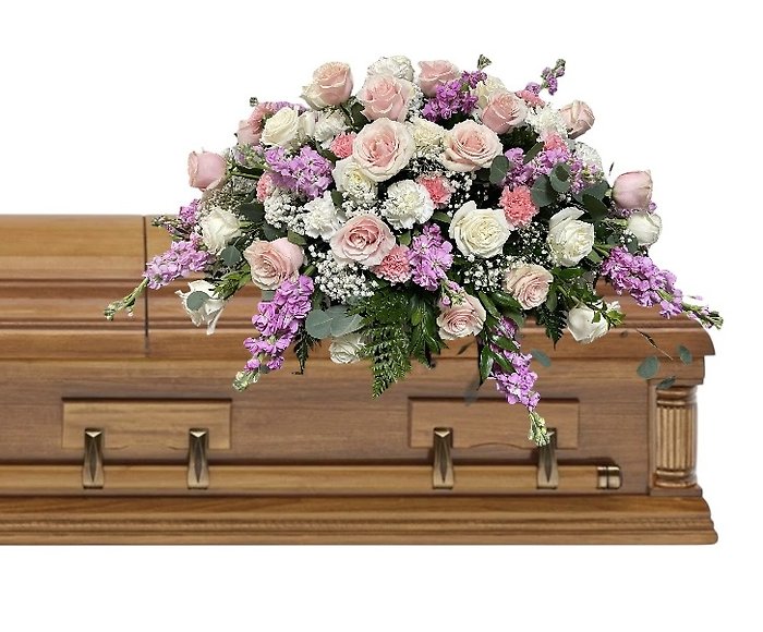 Peaceful Blooms Casket Spray