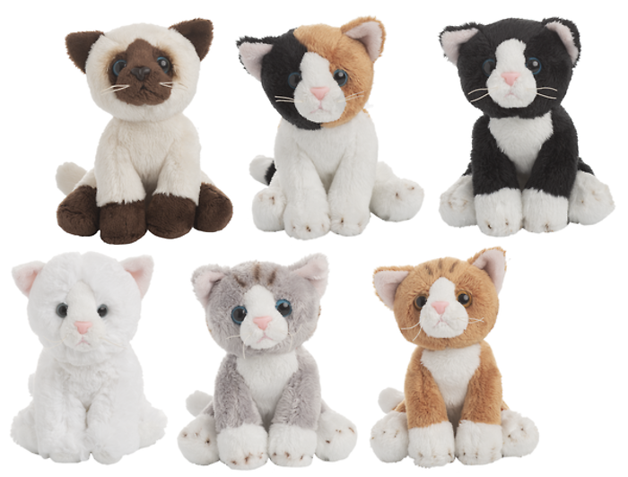 1- Mini 5\" Cat Plush