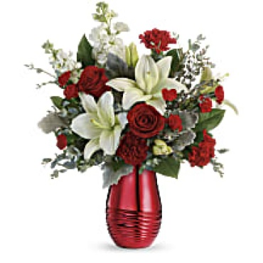 A Radiantly Rouge Bouquet