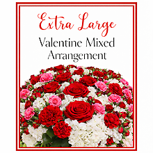 Extra Large Valentine\'s Mixed Arrangement