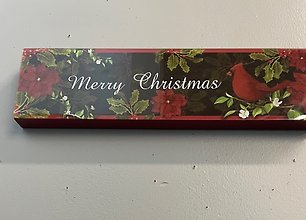 Merry Christmas Cardinal Sign