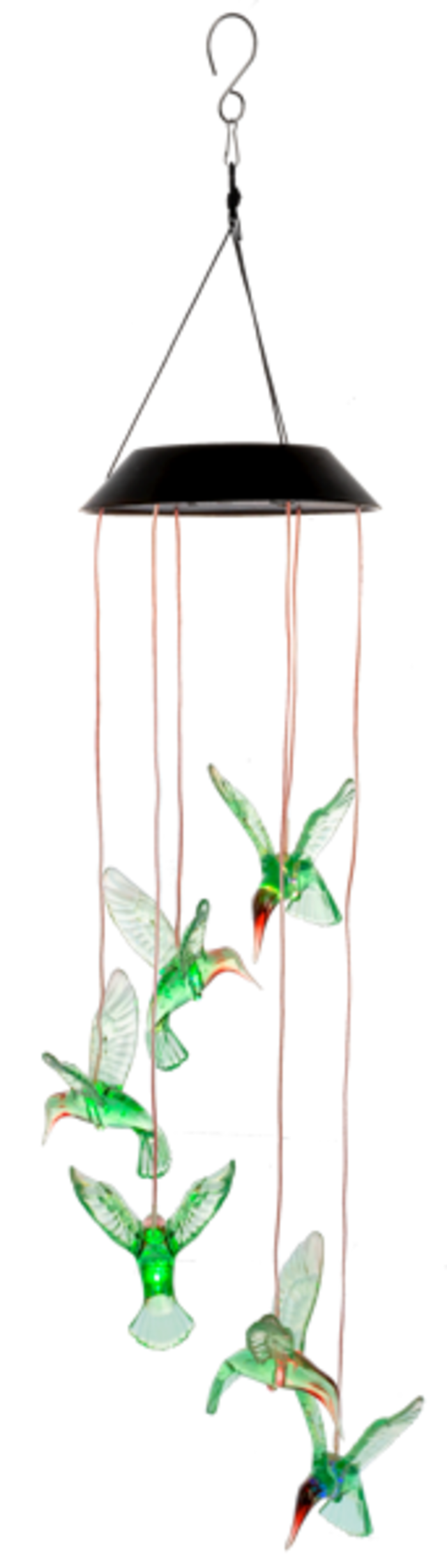 Solar Light Up Hummingbird Mobile