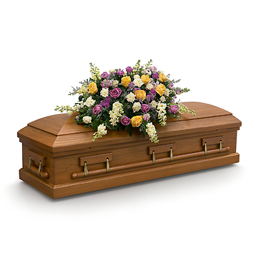 Gentle Farewell Casket Spray